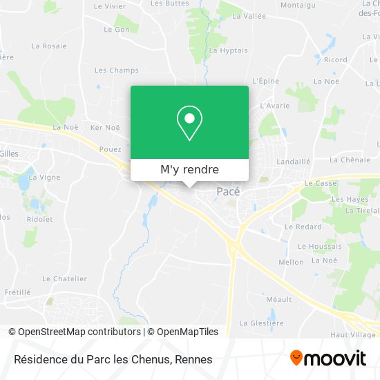 Résidence du Parc les Chenus plan