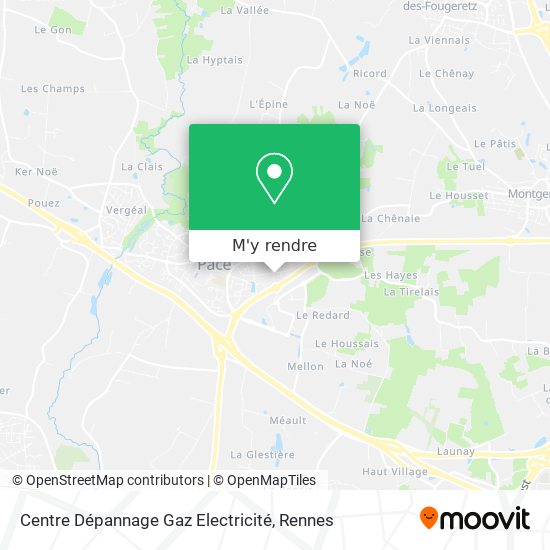 Centre Dépannage Gaz Electricité plan