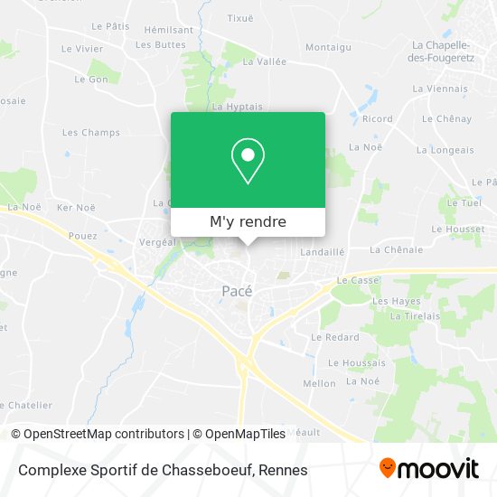 Complexe Sportif de Chasseboeuf plan