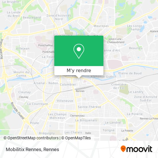 Mobilitix Rennes plan