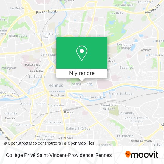 Collège Privé Saint-Vincent-Providence plan