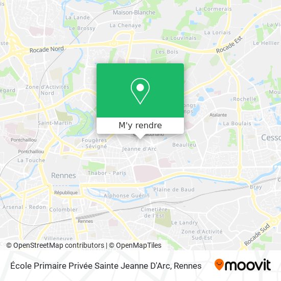 École Primaire Privée Sainte Jeanne D'Arc plan