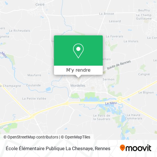 École Élémentaire Publique La Chesnaye plan