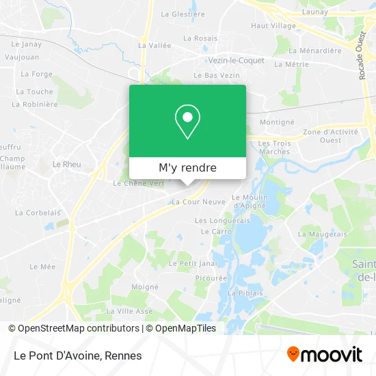 Le Pont D'Avoine plan