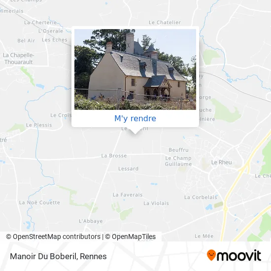 Manoir Du Boberil plan