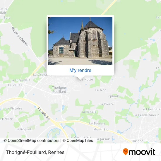 Thorigné-Fouillard plan