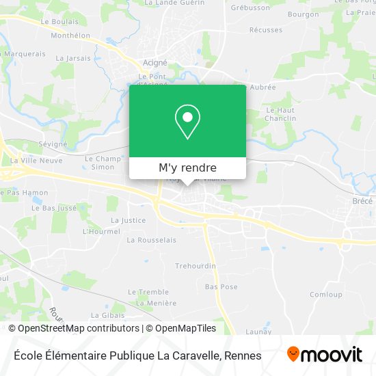 École Élémentaire Publique La Caravelle plan