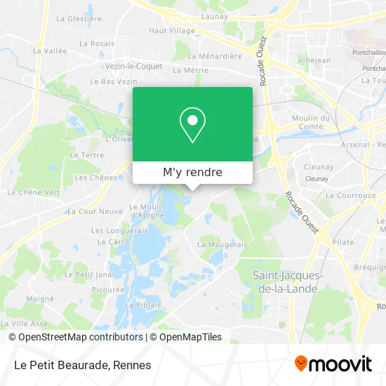 Le Petit Beaurade plan