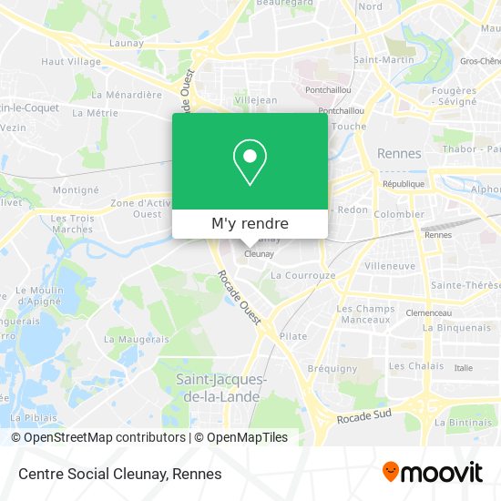 Centre Social Cleunay plan