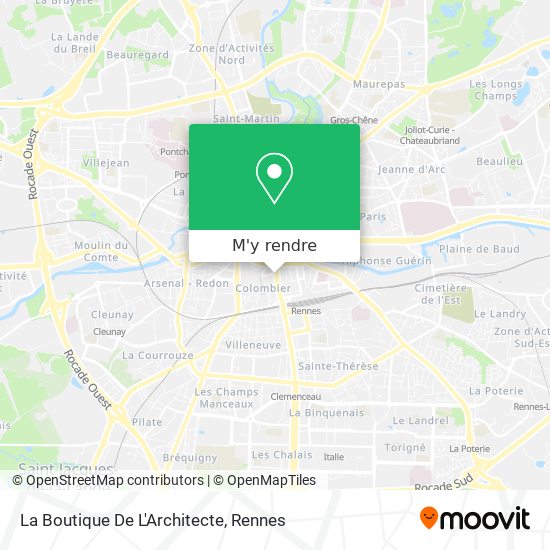 La Boutique De L'Architecte plan