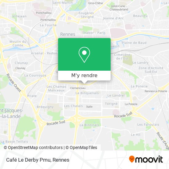 Café Le Derby Pmu plan