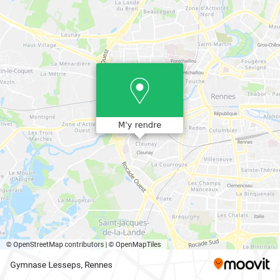 Gymnase Lesseps plan