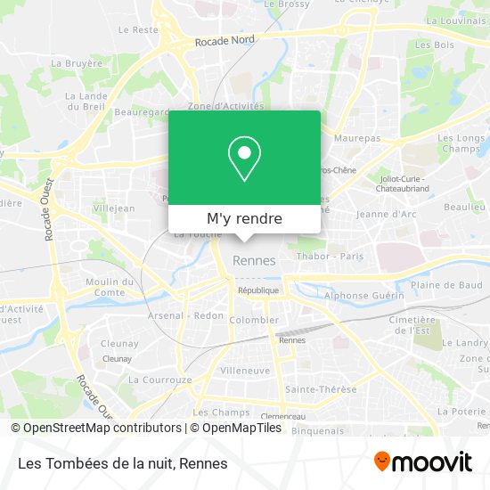 Les Tombées de la nuit plan