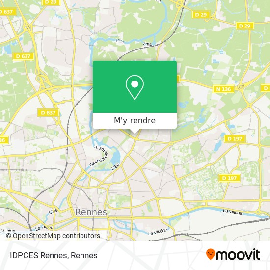 IDPCES Rennes plan