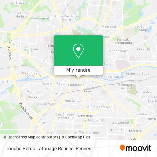 Touche Perso Tatouage Rennes plan