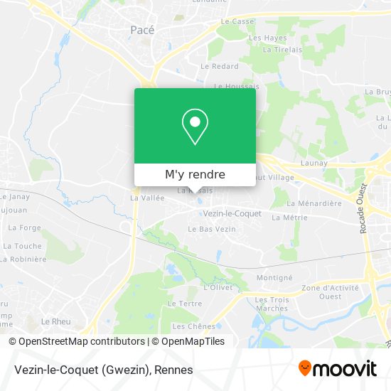 Vezin-le-Coquet (Gwezin) plan