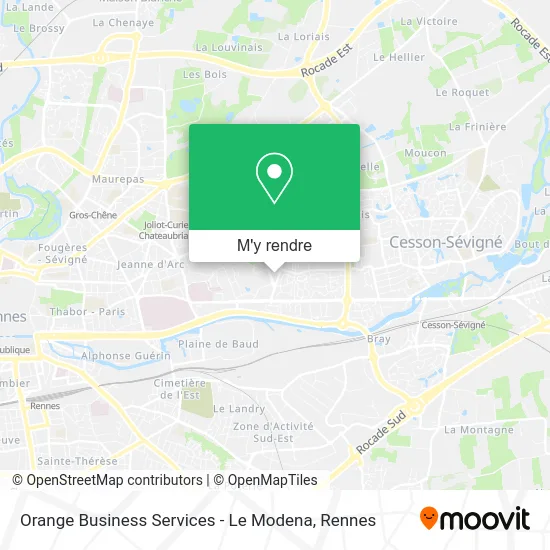 Orange Business Services - Le Modena plan