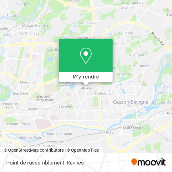 Point de rassemblement plan
