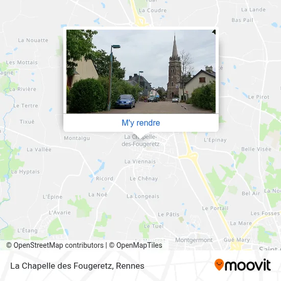 La Chapelle des Fougeretz plan