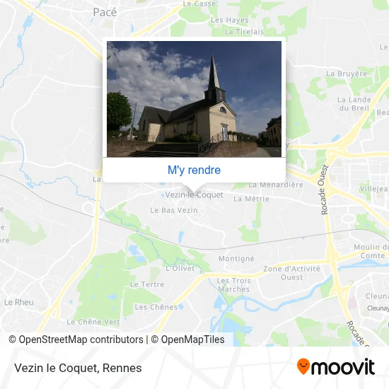 Vezin le Coquet plan