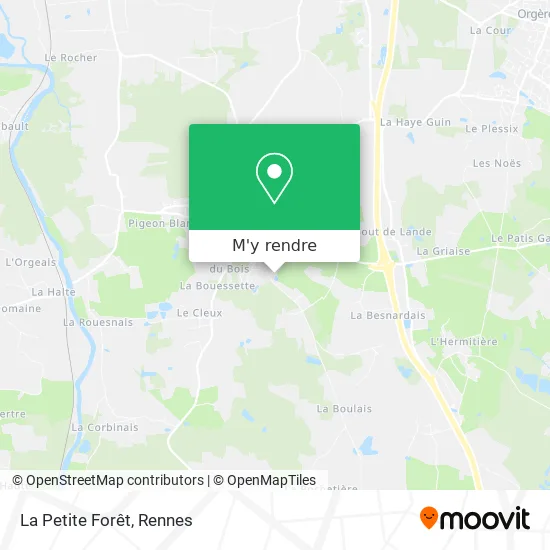 La Petite Forêt plan