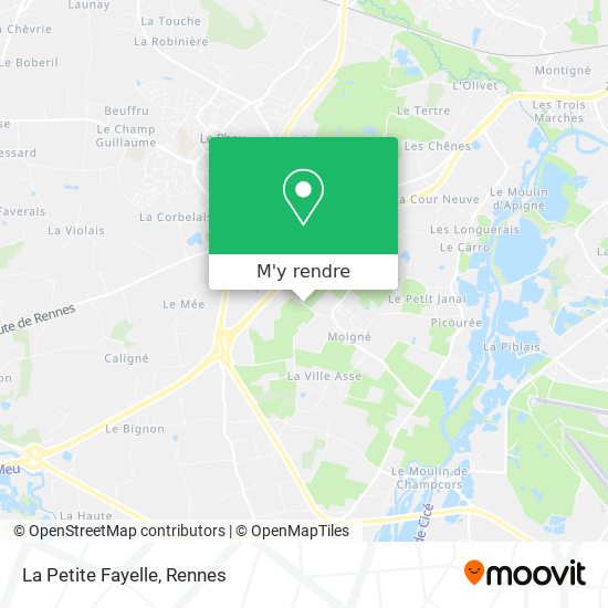 La Petite Fayelle plan