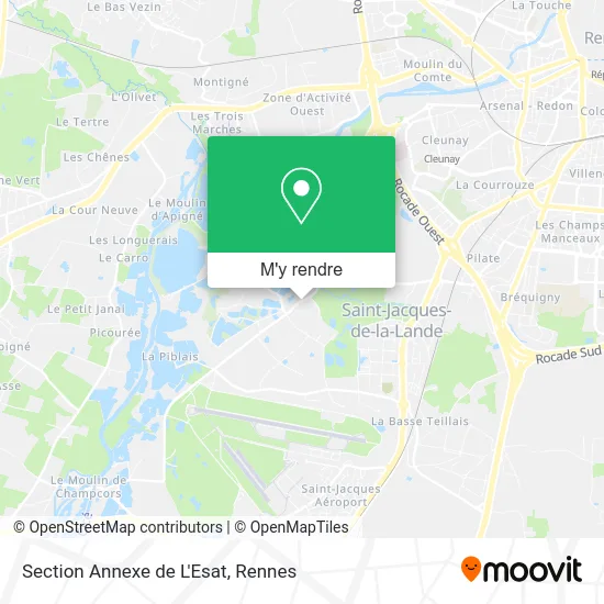 Section Annexe de L'Esat plan