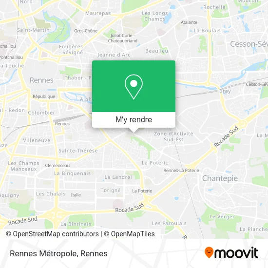 Rennes Métropole plan