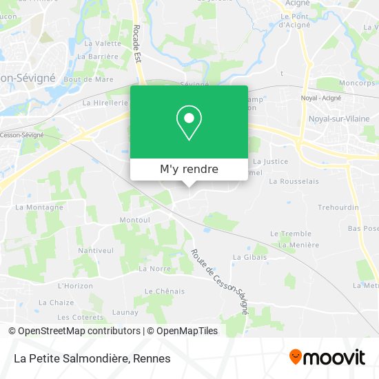 La Petite Salmondière plan