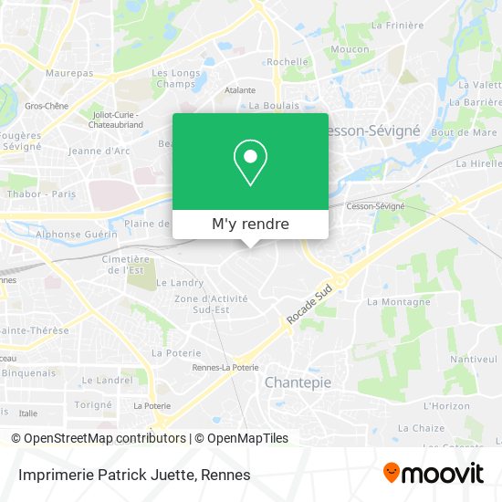 Imprimerie Patrick Juette plan
