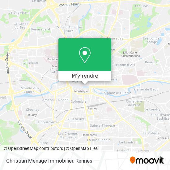 Christian Menage Immobilier plan