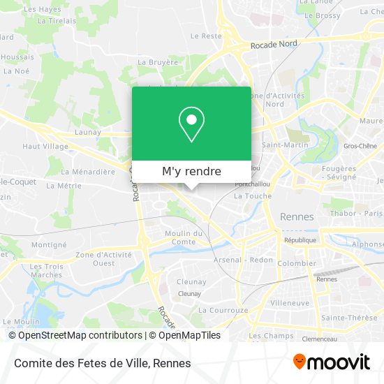 Comite des Fetes de Ville plan