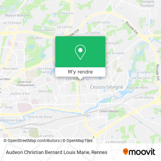 Audeon Christian Bernard Louis Marie plan
