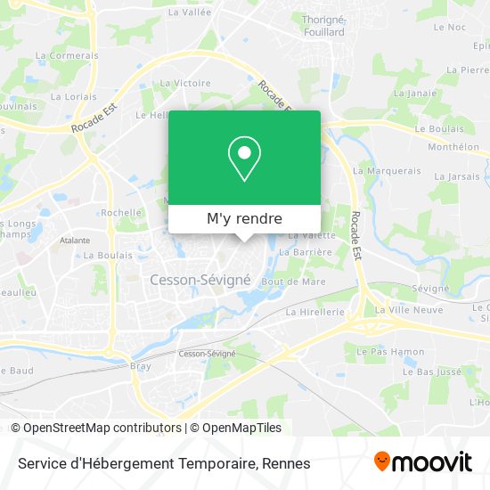 Service d'Hébergement Temporaire plan