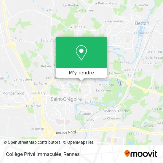 Collège Privé Immaculée plan