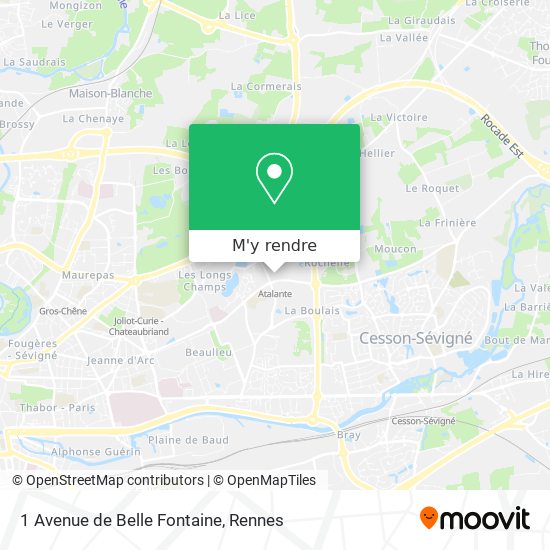 1 Avenue de Belle Fontaine plan