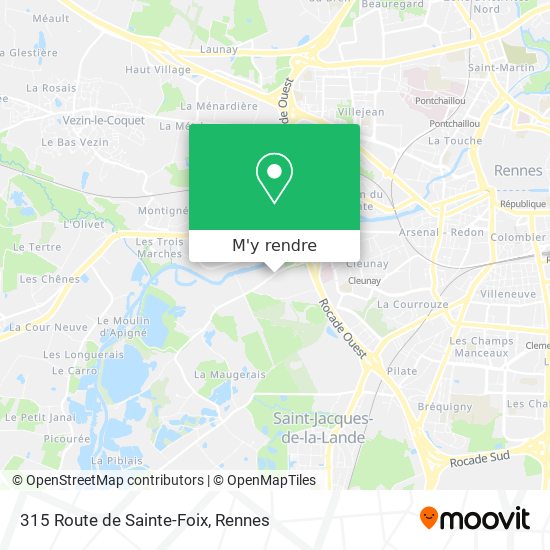 315 Route de Sainte-Foix plan