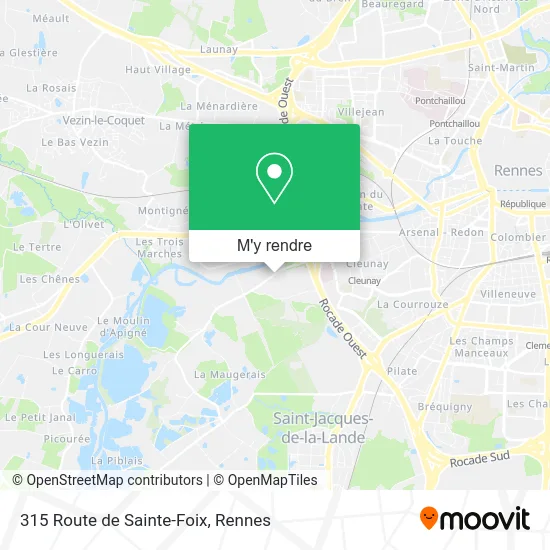 315 Route de Sainte-Foix plan