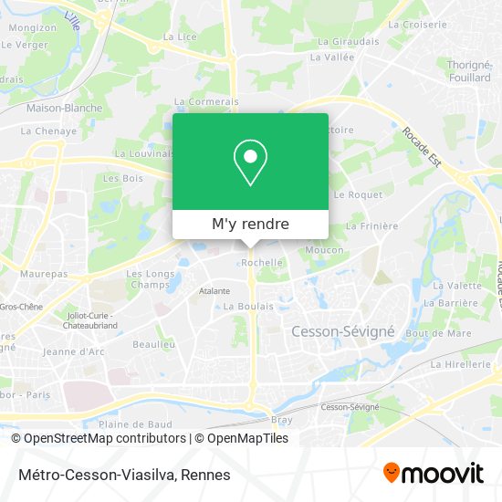 Métro-Cesson-Viasilva plan