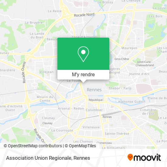 Association Union Regionale plan