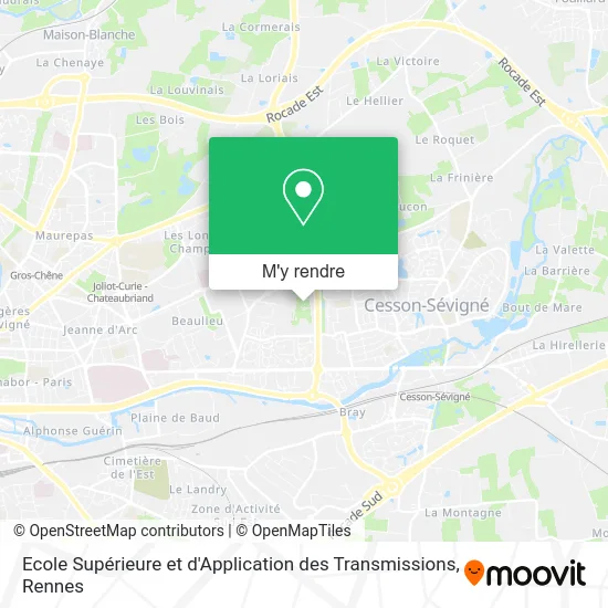 Ecole Supérieure et d'Application des Transmissions plan