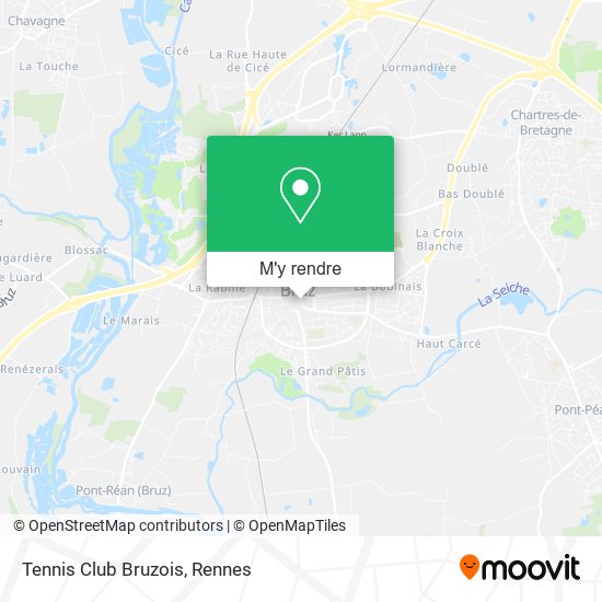 Tennis Club Bruzois plan