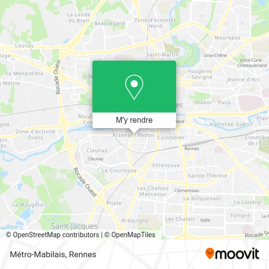 Métro-Mabilais plan