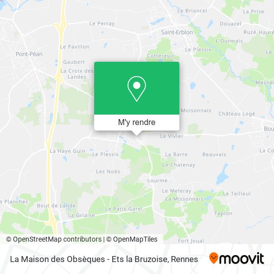 La Maison des Obsèques - Ets la Bruzoise plan