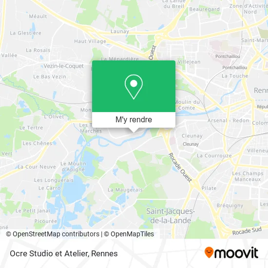 Ocre Studio et Atelier plan