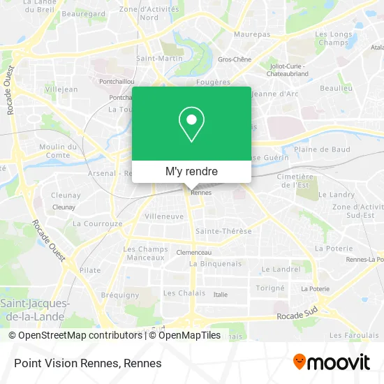 Point Vision Rennes plan