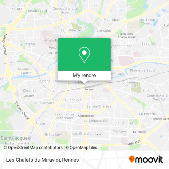 Les Chalets du Miravidi plan