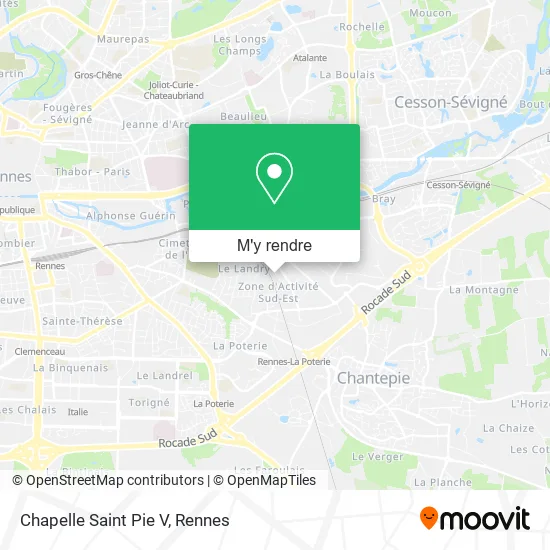 Chapelle Saint Pie V plan