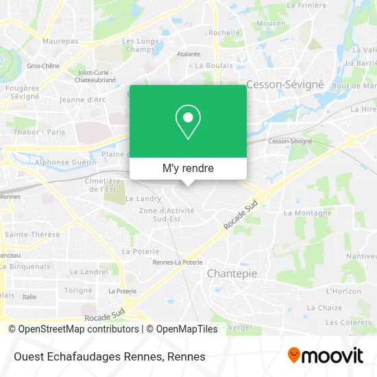 Ouest Echafaudages Rennes plan
