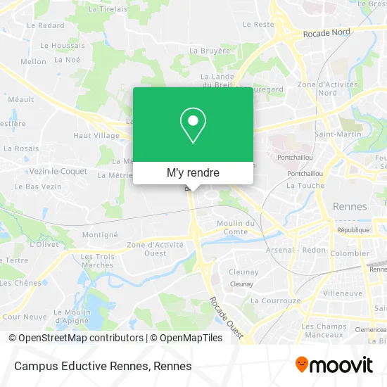 Campus Eductive Rennes plan